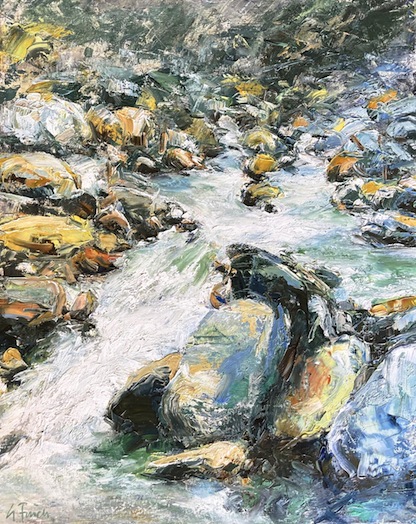 Grant Finch |MOUNTAIN STREAM | McAtamney Gallery and Design Store | Geradine NZ